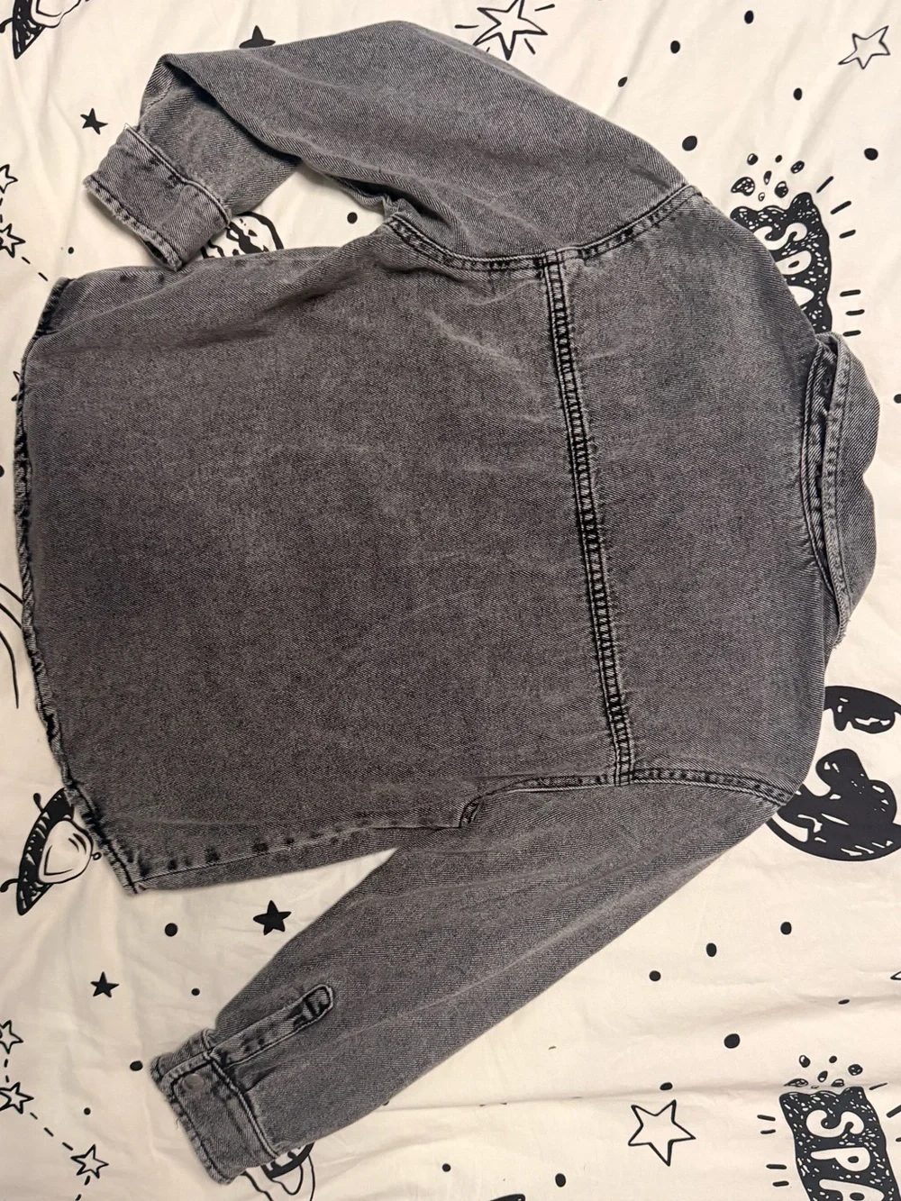 Zara Washed Gray Jean Jacket for Kids